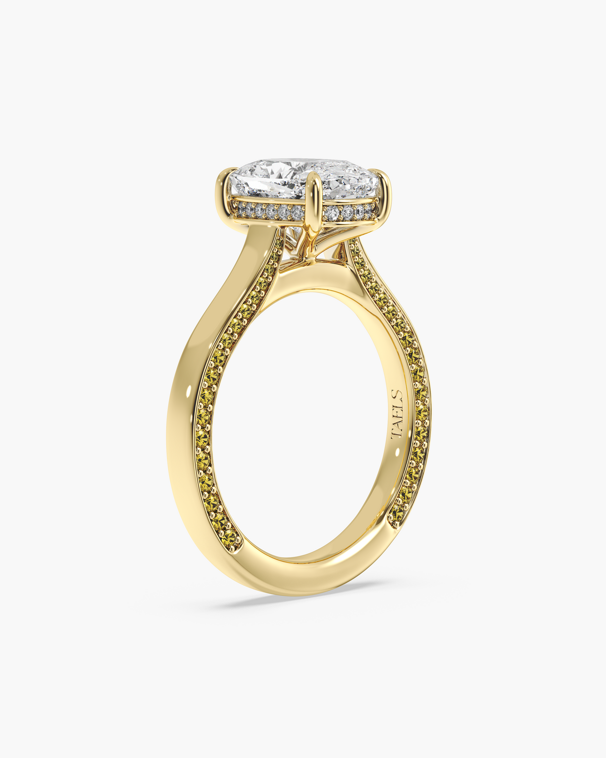 Ming (明) Hidden Halo Old Mine Cut Solitaire